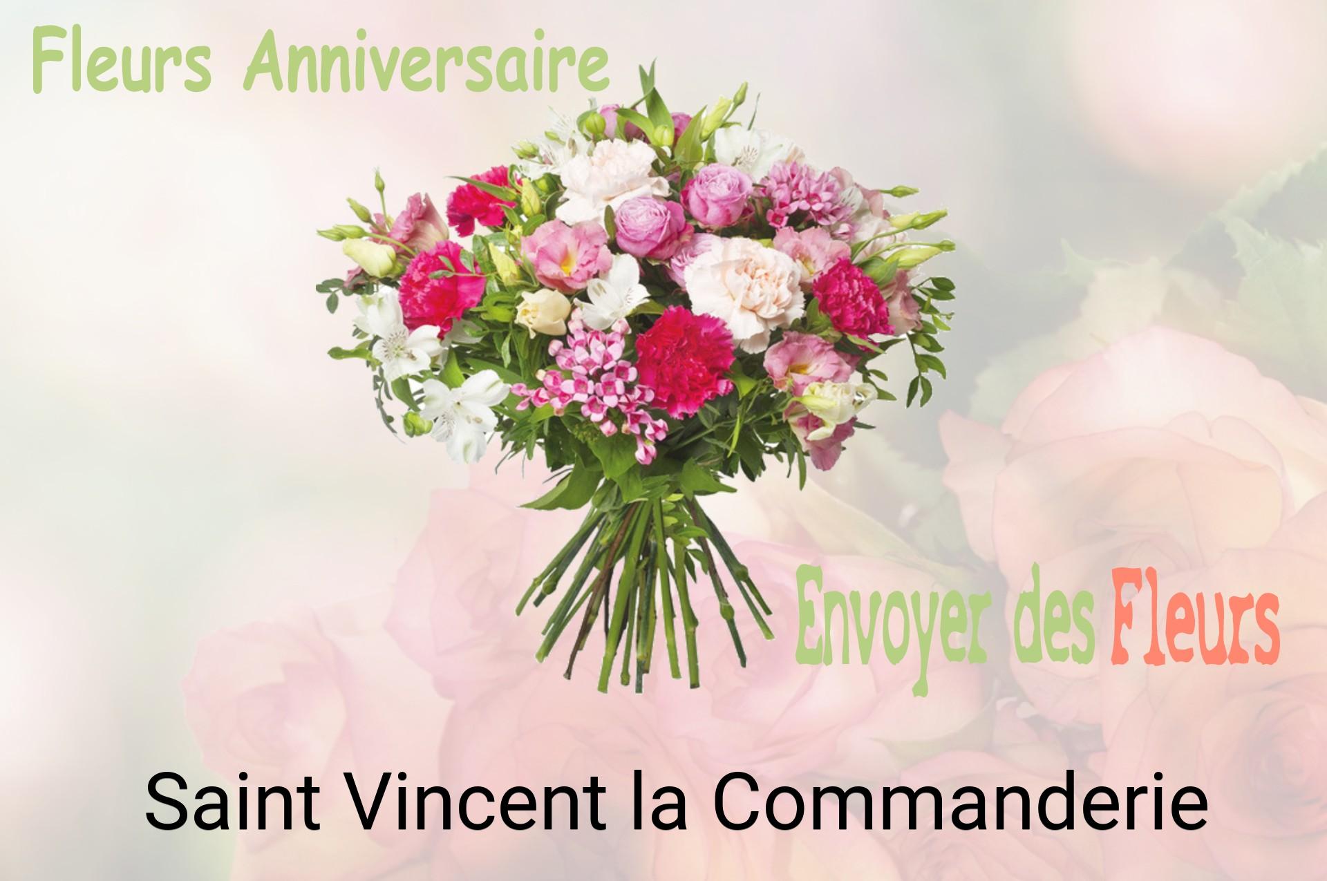Bouquet de fleurs d’anniversaire livré à Saint-Vincent-la-Commanderie