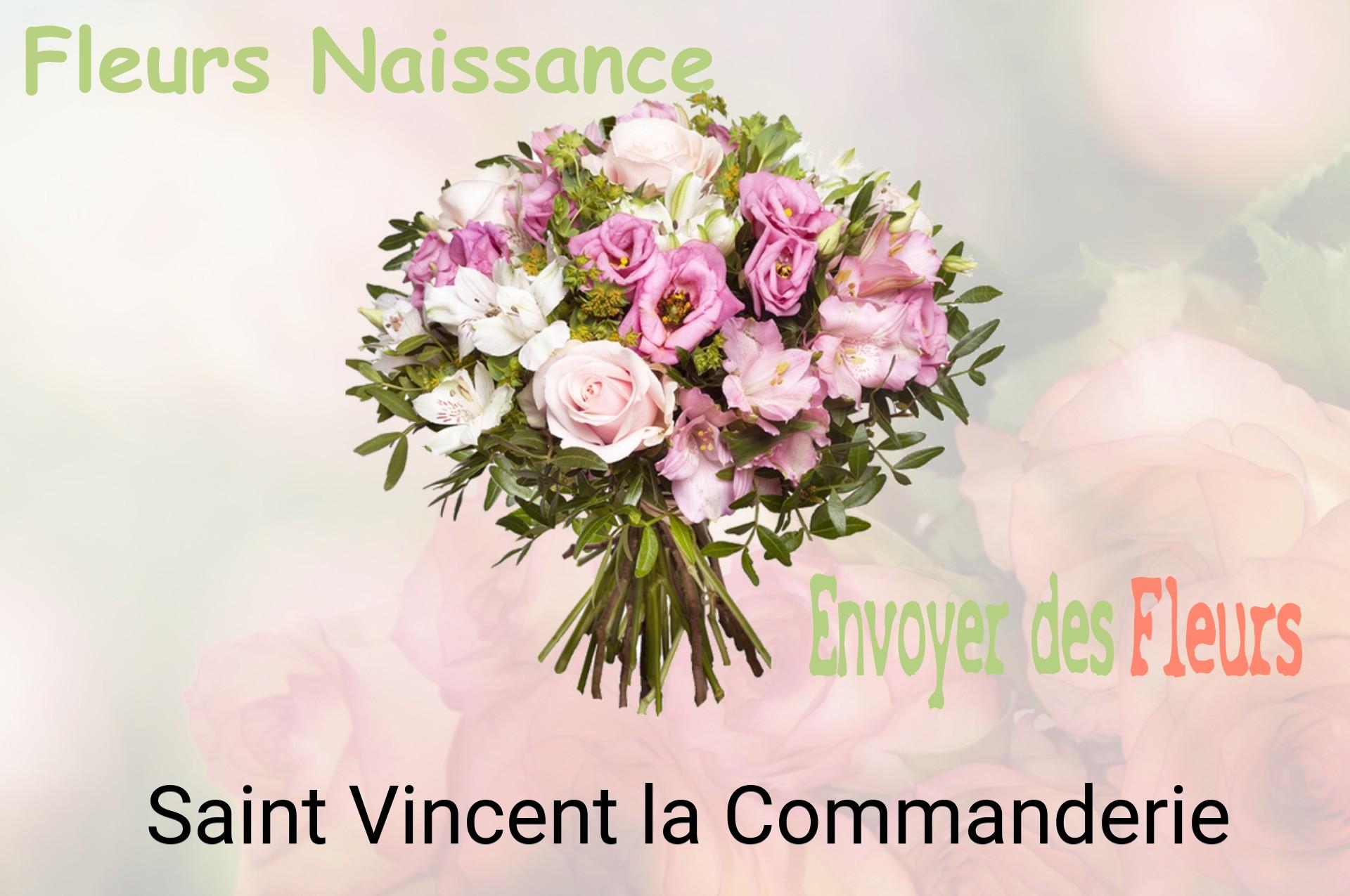 Bouquet de fleurs de naissance livré à Saint-Vincent-la-Commanderie